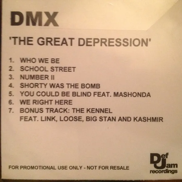 DMX – The Great Depression