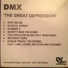 DMX – The Great Depression (CDr, Promo)