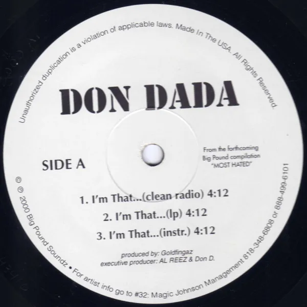 Don Dada – I'm That...