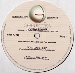 Donna Summer – Cold Love (Vinyl, 12")