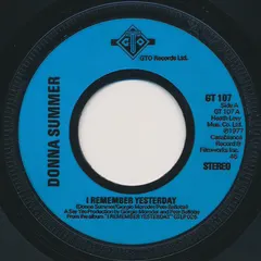 Donna Summer – I Remember Yesterday (Vinyl, 7")
