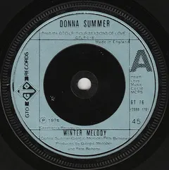 Donna Summer GTO – Winter Melody (Vinyl, 7")
