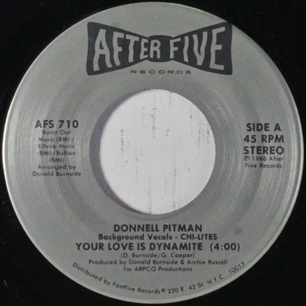 Donnell Pitman – Your Love Is Dynamite