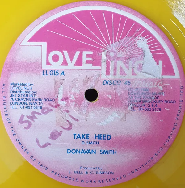 Donovan Smith – Take Heed