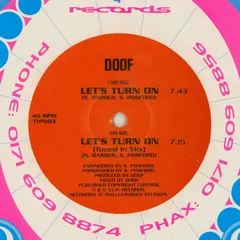 Doof – Let's Turn On (Vinyl, 12")