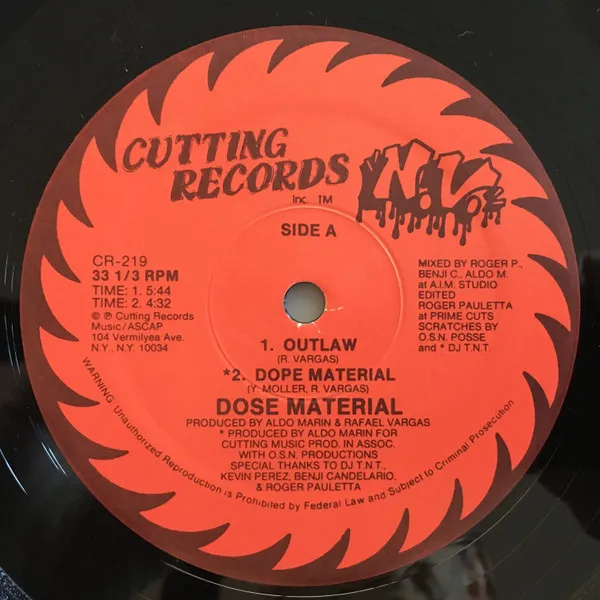 Dose Material – Outlaw
