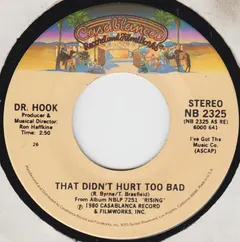 Dr. Hook – That Didn't Hurt Too Bad (Vinyl, 7")
