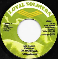Dr. Marshall – Mr. Right (Vinyl, 7")