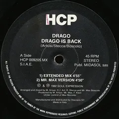Drago (19) – Drago Is Back (Vinyl, 12")