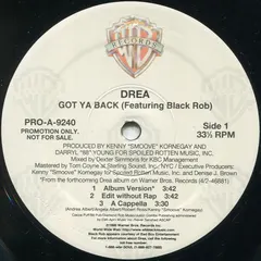 Drea – Got Ya Back (Vinyl, 12")