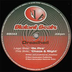 Dreadhed – On Fire / Chaos & Might (Vinyl, 12")