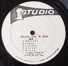 Dub Specialist Studio One – African Rub 'A' Dub (Vinyl, LP)