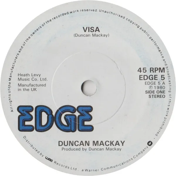 Duncan Mackay – Visa