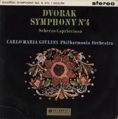 Dvorak* – The Philharmonia Orchestra*, Carlo Maria Giulini - Symphony N°4 / Scherzo Capriccioso (Vinyl, LP)