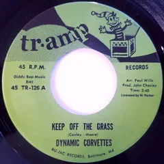 Dynamic Corvettes – Keep Off The Grass / It's A Trap (Vinyl, 7")