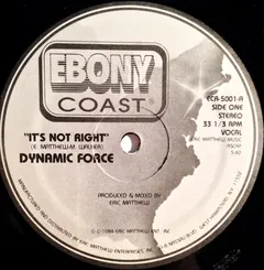 Dynamic Force – It's Not Right (Vinyl, 12")