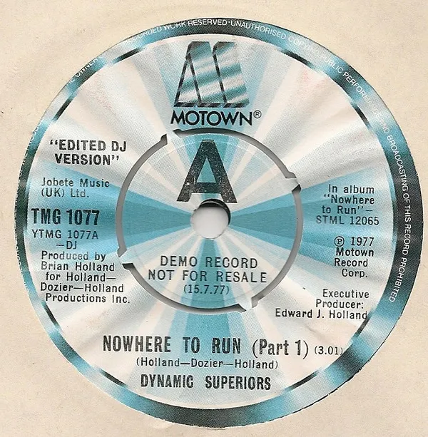 Dynamic Superiors – Nowhere To Run "Edited DJ Version"