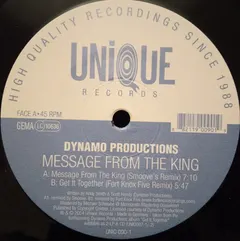 Dynamo Productions – Message From The King (Vinyl, 12")