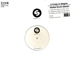 E-Craig vs. Alegria (2) – Global Drum Attack (Vinyl, 12")