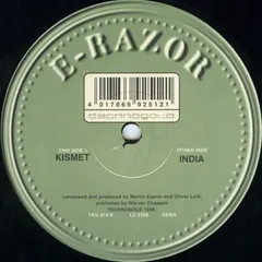 E-Razor – India / Kismet (Vinyl, 12")