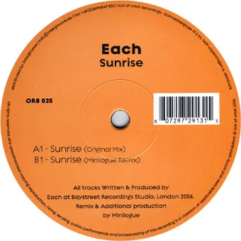 Each – Sunrise