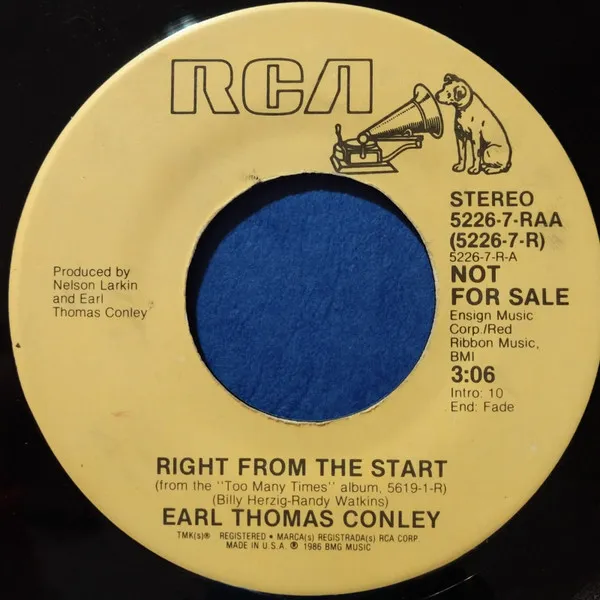 Earl Thomas Conley – Right From The Start