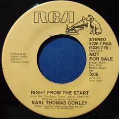 Earl Thomas Conley – Right From The Start (Vinyl, 7")