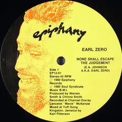 Earl Zero – None Shall Escape The Judgement (Vinyl, 12")