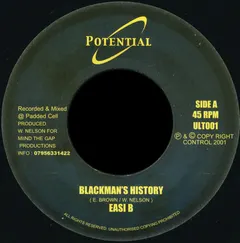 Easi B – Blackman's History (Vinyl, 7")