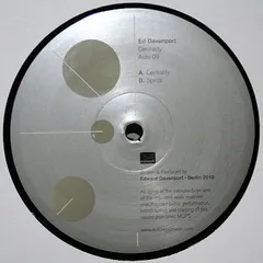 Ed Davenport – Centrality (Vinyl, 12")