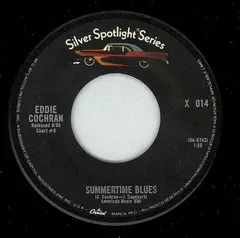 Eddie Cochran Capitol Records – Summertime Blues (Vinyl, 7")