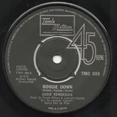 Eddie Kendricks Tamla Motown – Boogie Down (Vinyl, 7")