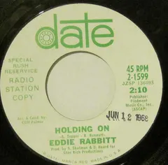Eddie Rabbitt – Holding On (Vinyl, 7")