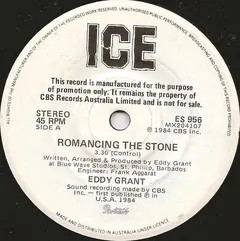 Eddy Grant ICE – Romancing The Stone (Vinyl, 7")