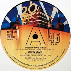 Edwin Starr – Twenty-Five Miles (Vinyl, 12")