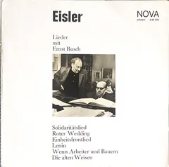 Eisler* – Lieder Mit Ernst Busch (Vinyl, LP)