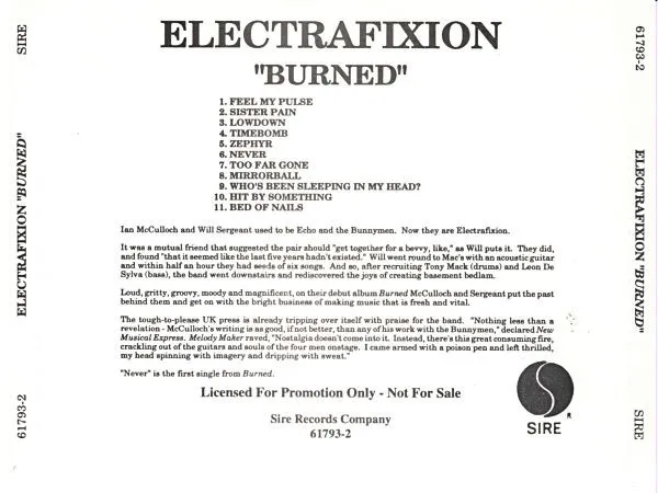 Electrafixion – Burned