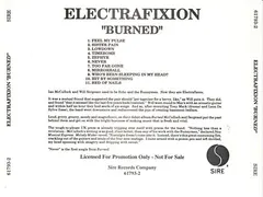 Electrafixion – Burned (CD, Album)