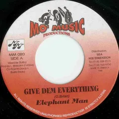 Elephant Man – Give Dem Everything (Vinyl, 7")