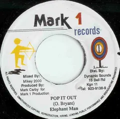 Elephant Man – Pop It Out (Vinyl, 7")
