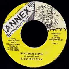 Elephant Man – Send Dem Come (Vinyl, 7")