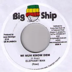 Elephant Man – Wi Nuh Know Dem (Vinyl, 7")