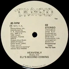 Eli's Second Coming – Heavenly / Why Don'cha (Vinyl, 12")