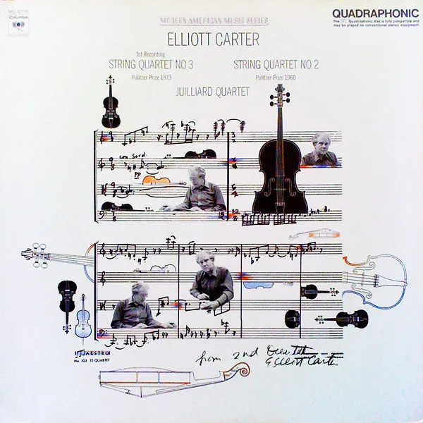 Elliott Carter – Juilliard Quartet* - String Quartet No. 3 / String Quartet No. 2