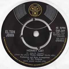 Elton John – Honky Cat (Vinyl, 7")