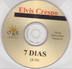 Elvis Crespo – 7 Dias (CDr, Single)