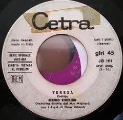 Endrigo* – Teresa (Vinyl, 7")