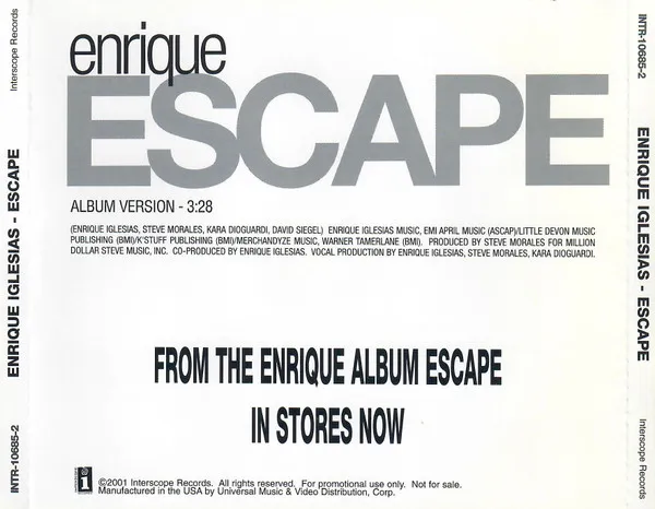 Enrique* – Escape
