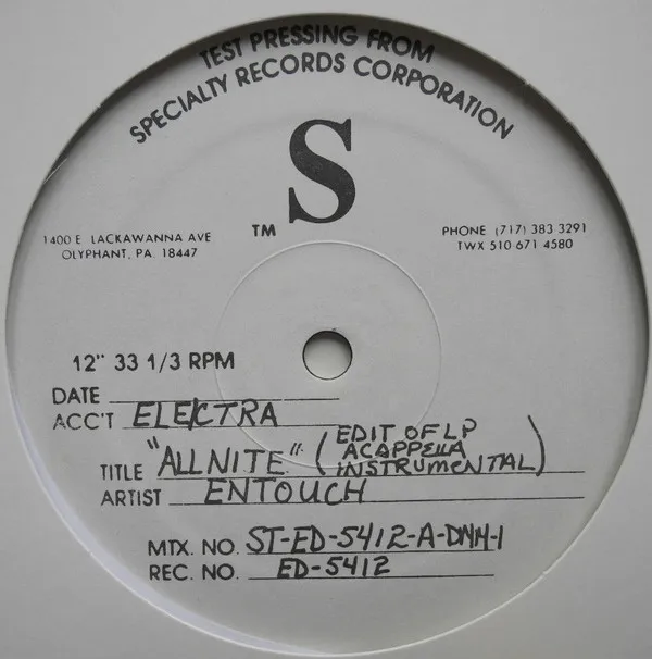 Entouch (2) – All Nite