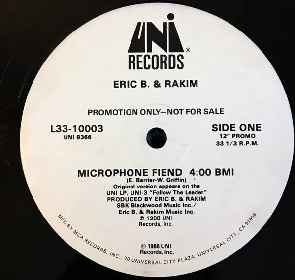 Eric B. & Rakim – Microphone Fiend